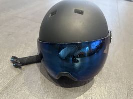 Skihelm mit Visier S, 51-54cm