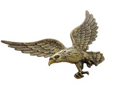 Vintage Mid-Century Wanddeko – Goldener Adler – Messing