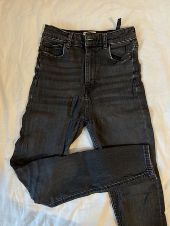 Jeans gris slim Zara