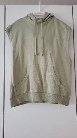 Trendiger Hoodie ohne Ärmel, H&M, XS, Top Zustand, Grün