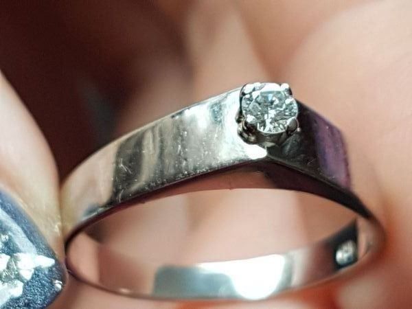 Anelli: Edler Brillantring aus 750 Weissgold – Nuovo (secondo la descrizione) da Unterägeri venduto da Altgoldschmuck 6