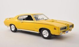 Pontiac GTO Judge 1969 gelb / Decor   1:18 von Motormax