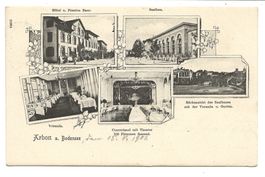 Arbon am Bodensee (TG) Hôtel Baer  5 Bilder  Jugendstil 1901