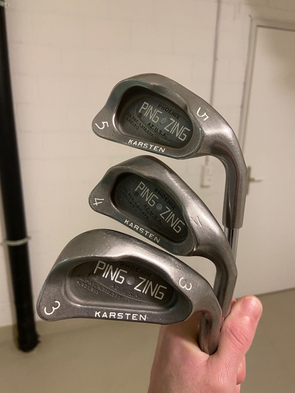 Mazze & Set: Ping Golf - Ping Zing Karsten - Eisen Set 3, 4 & 5 - R-Flex – Usato da Frauenfeld venduto da golfdude 1