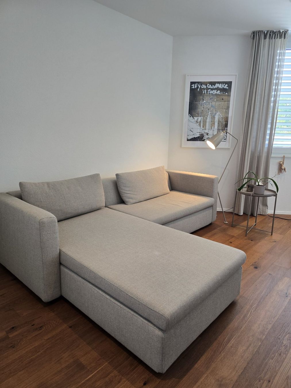 Sofas: Couch Ecksofa L-Form beige – D'occasion à Oberrohrdorf par Normstrich 4