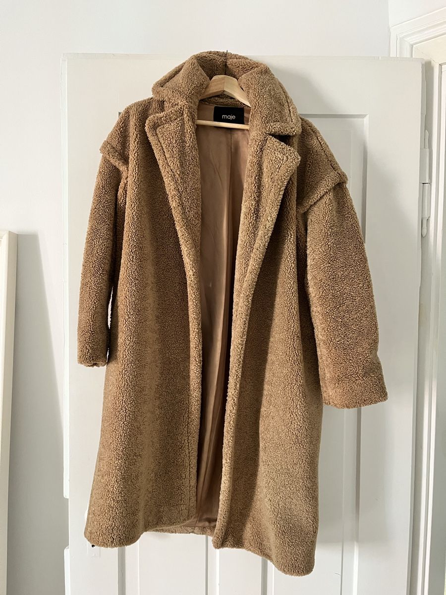 Maje Cappotti: Maje Teddy Mantel Gr. 34/36 – Usato da Zürich venduto da fei_8fwt