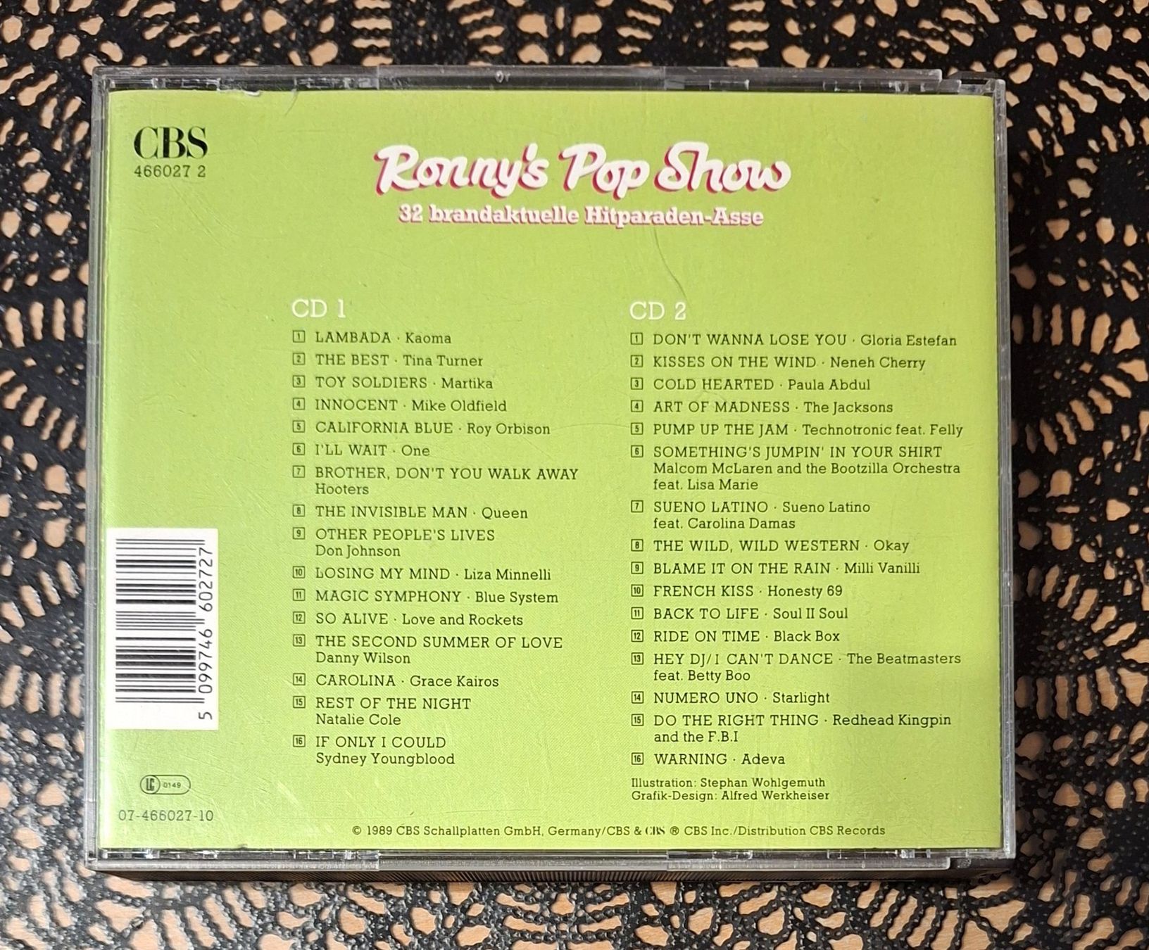 CD: Ronny's Pop Show 14, Hit Compilation Sampler 2CD 1989 – Usato da Amriswil venduto da Celini3 1