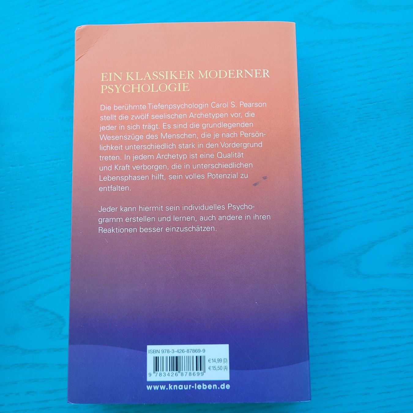 Libri: Die 12 seelischen Archetypen- Carol S. Pearson – Usato da SCHÜBELBACH venduto da CoKaHa 2