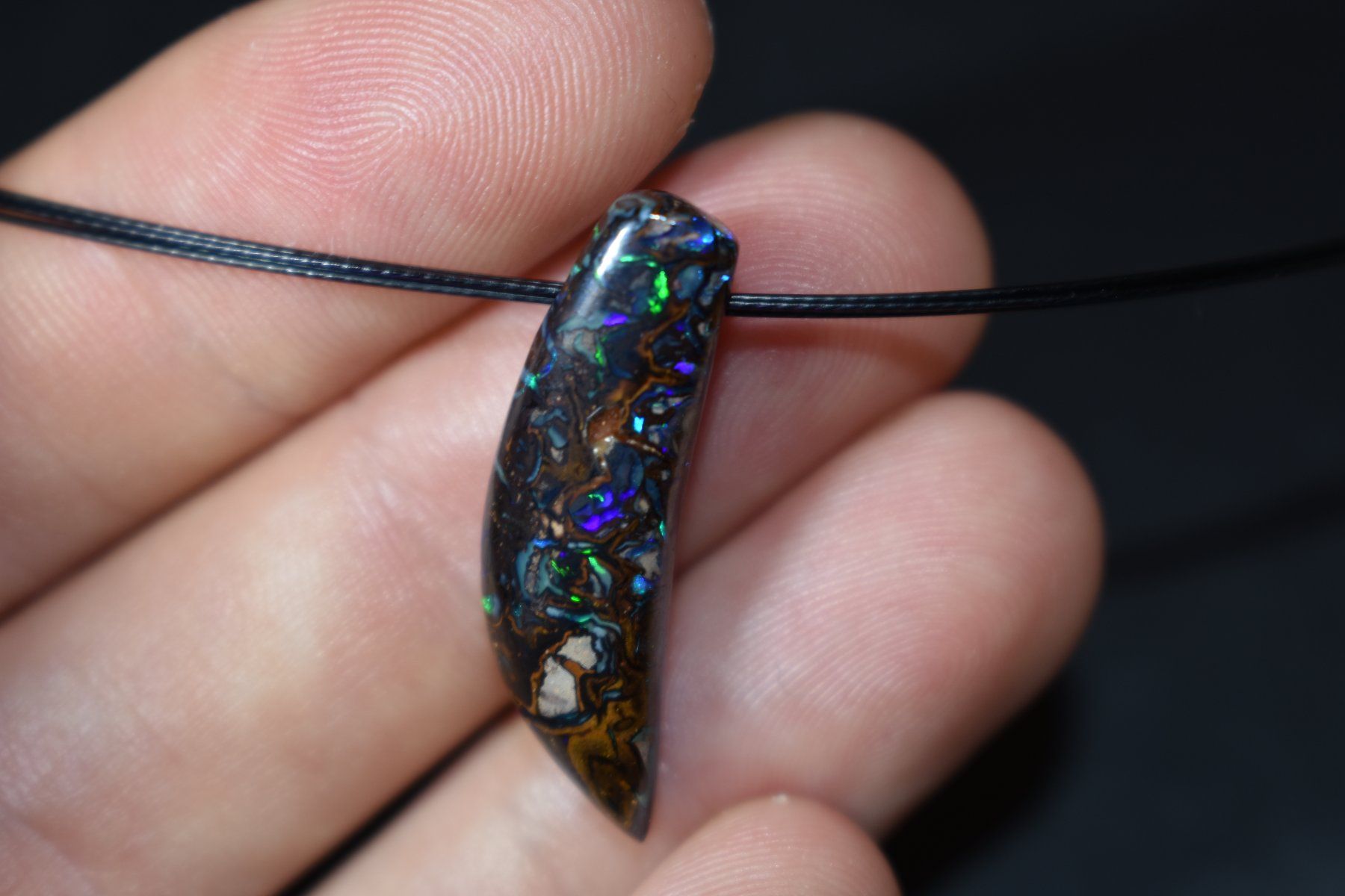 Edelsteine: Boulder Opal Anhänger – Neu (gemäss Beschreibung) aus Aarwangen von kay_f7f5 3