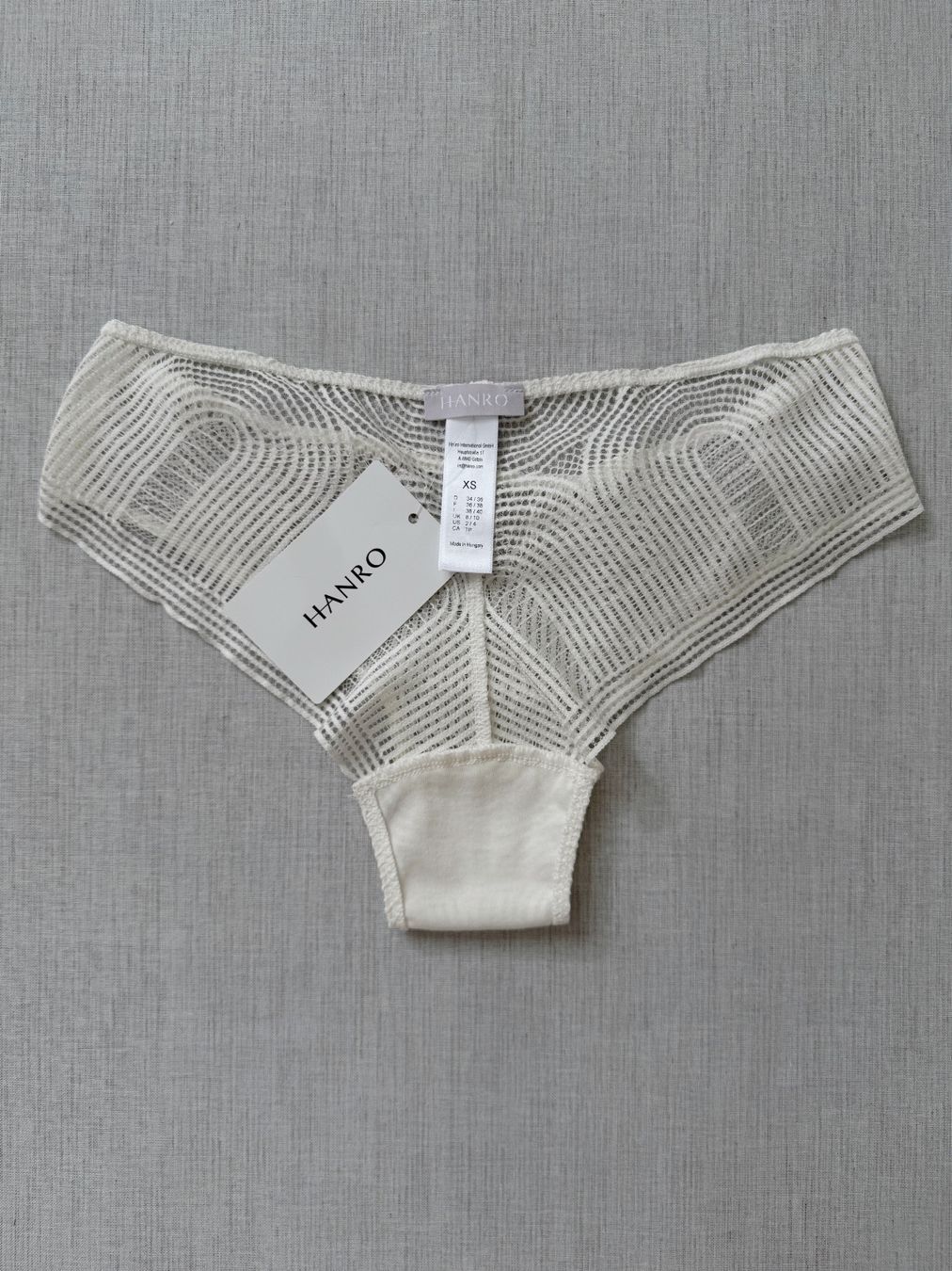 Hanro Sonstige Unterwäsche: Mini slip in pizzo HANRO "Martha" - XS – Neu und originalverpackt aus Bioggio von oxanacas 2