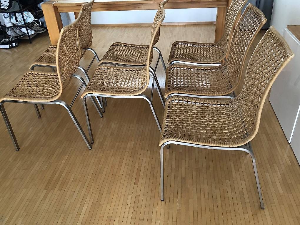 Sedie: 7 x Rattan Stühle  – Usato da Buchs Ag venduto da rock23 1