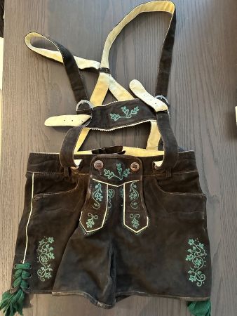 Lederhose für Damen,  Echt Leder, nicht getragen