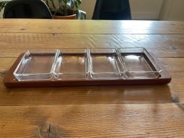 Vintage Tablet Teak Aperitif-Set 