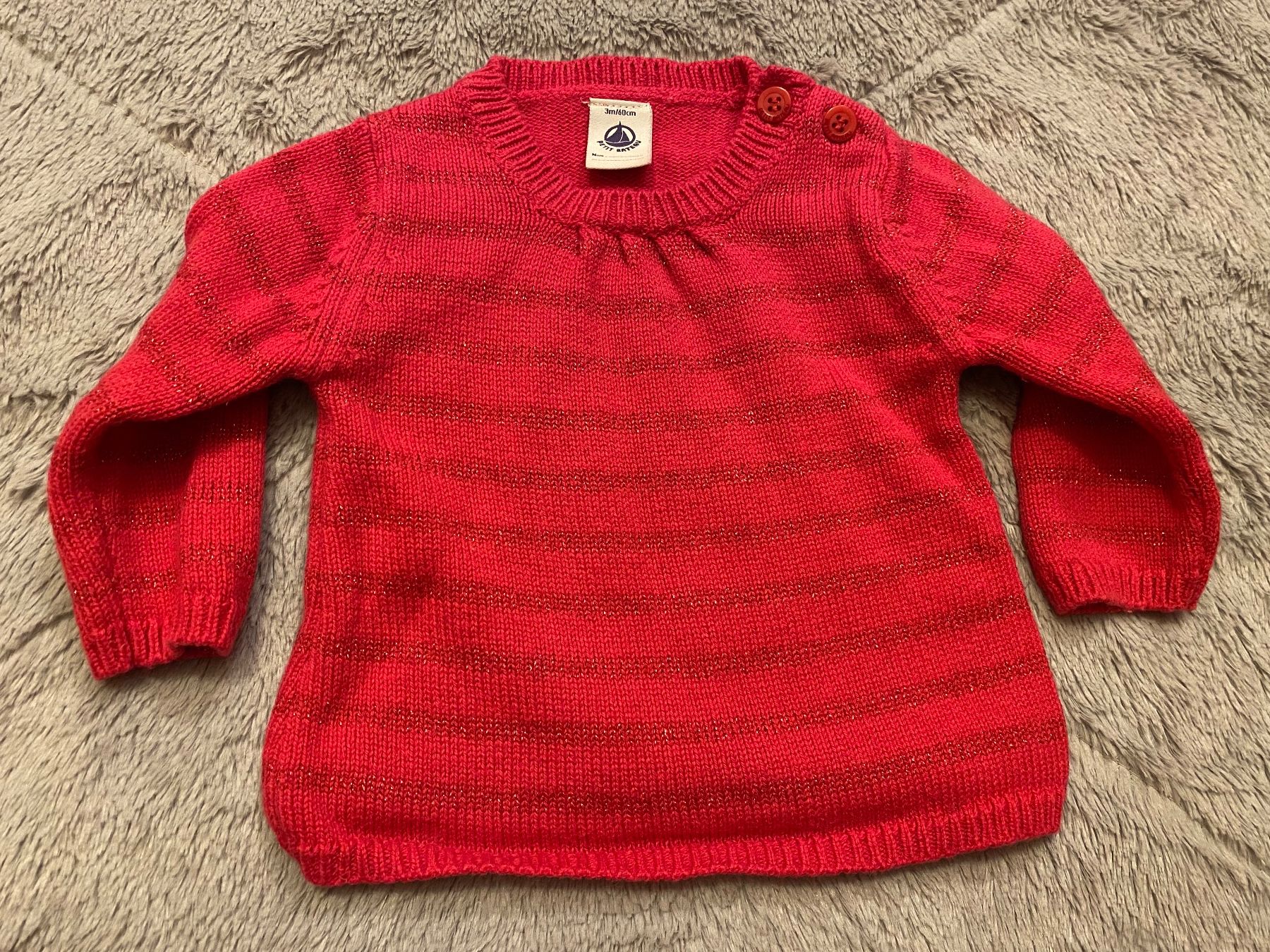 Petit Bateau Maglioni & Felpe: Petit Bateau Gr 62 Pullover Strickpullover Baby pink – Usato da Basel venduto da him_5r5n 3