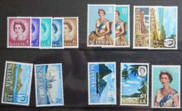 St. Lucia Kat. 171-184 * 1964