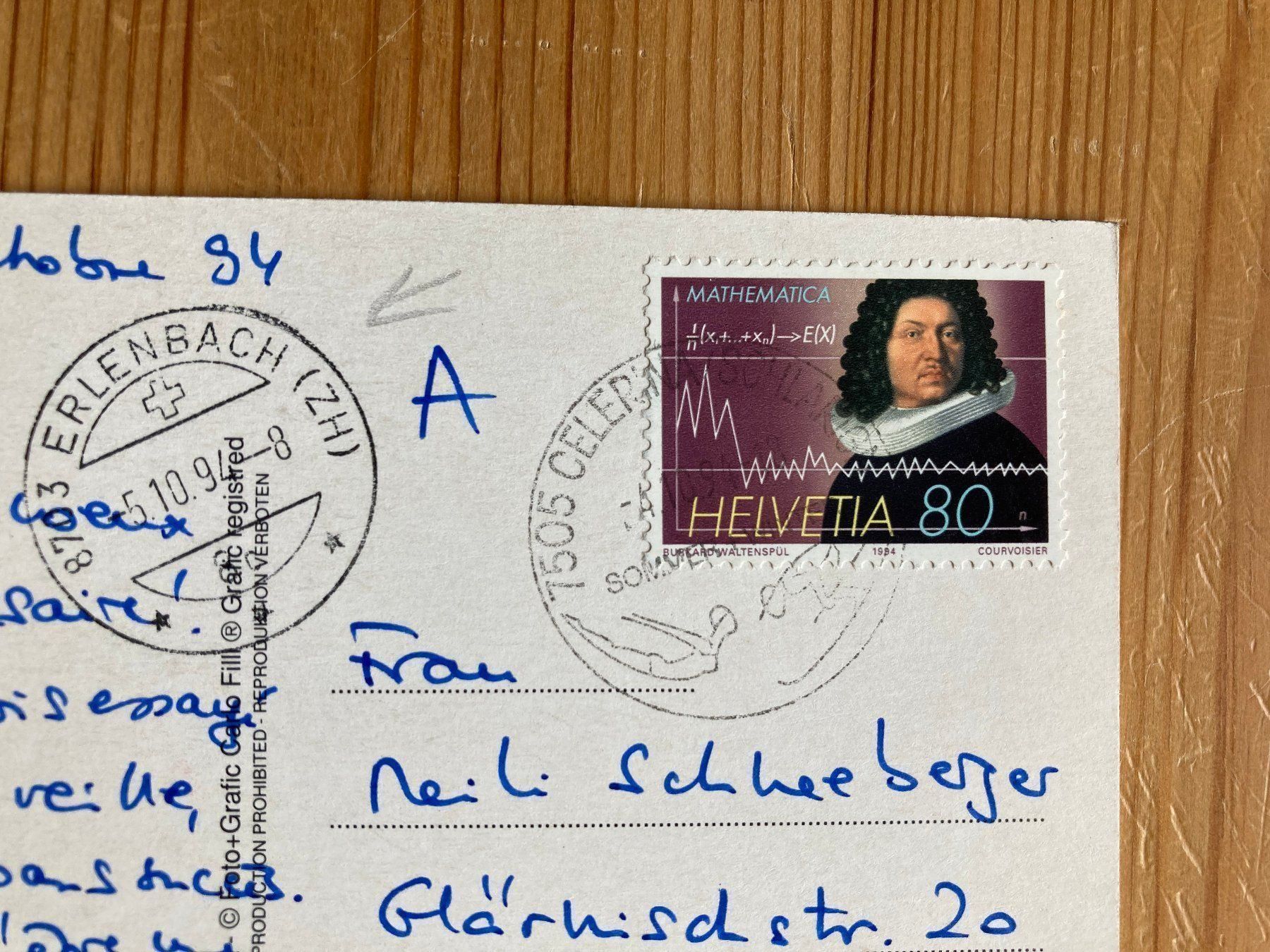 Cartoline postali: Lei da Segl - AK 1994 – Usato da Oberuzwil venduto da Henri09 1