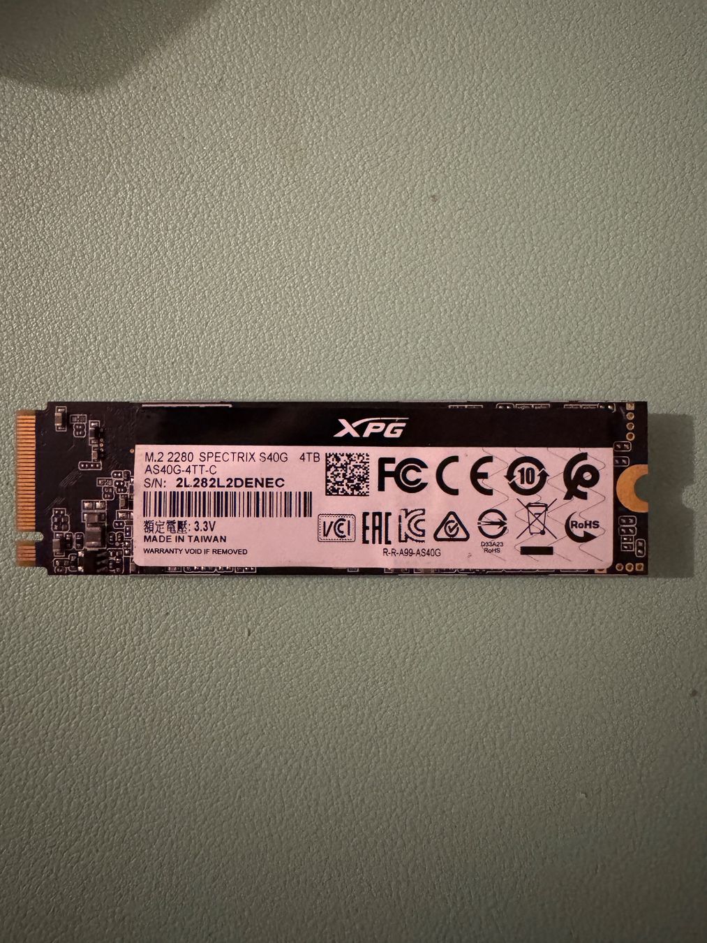 Dischi rigidi: ADATA XPG Spectrix RGB M.2 SSD, 4TB – Usato da Neuchatel venduto da Mr-Nobody 3