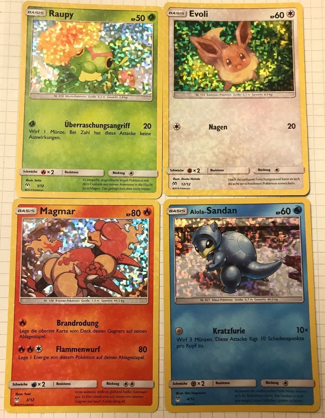 Pokémon Sammelbilder & Trading cards: Pokémonkarten aus dem Mc Donalds Set – Neu (gemäss Beschreibung) aus Rebstein von gimmma