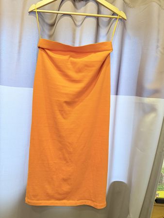 Sommerlicher Zara Rock, Orange, Grösse L