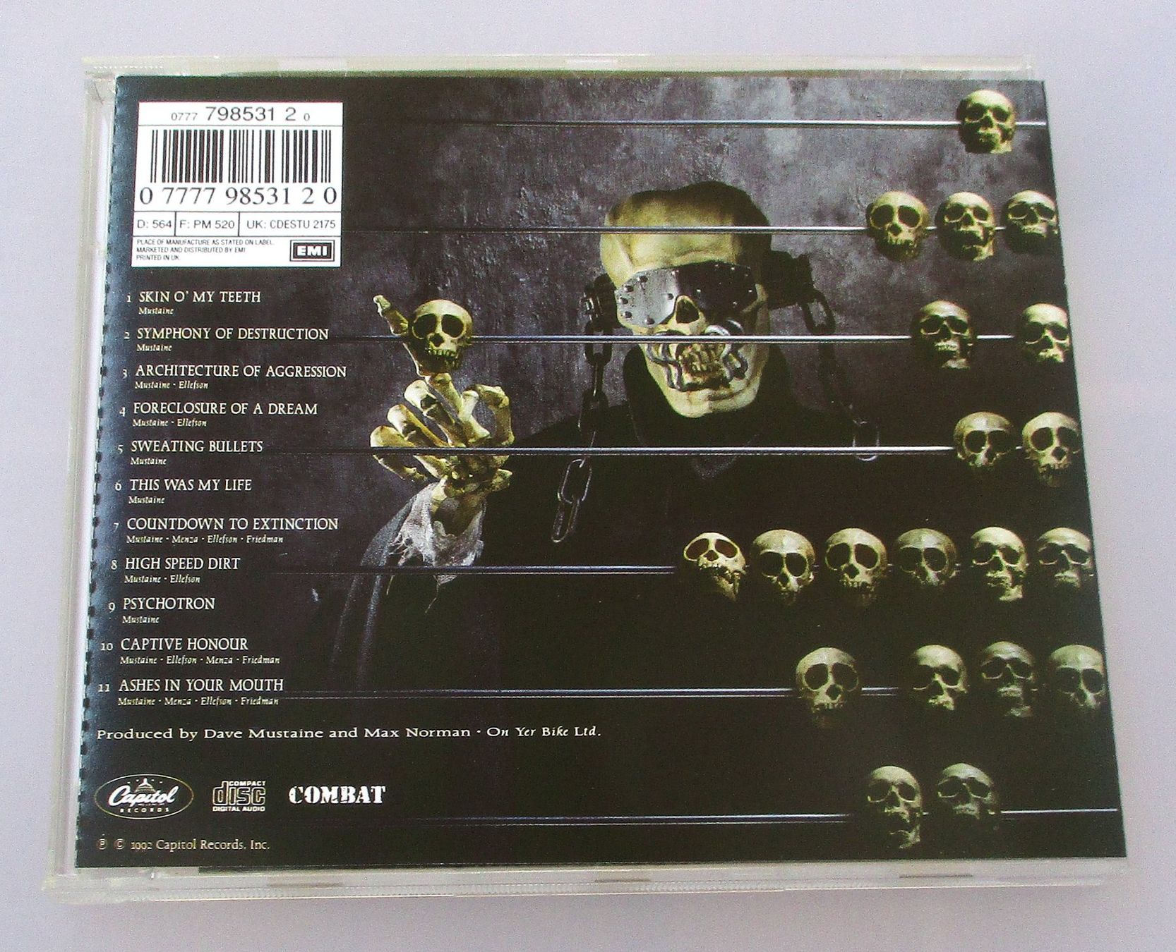 CDs: MEGADETH - Countdown To Extinction – Gebraucht aus Wattwil von Muriel11 1