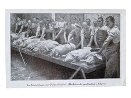 Ansichtskarte 1. Weltkrieg Militär Feldschlachterei