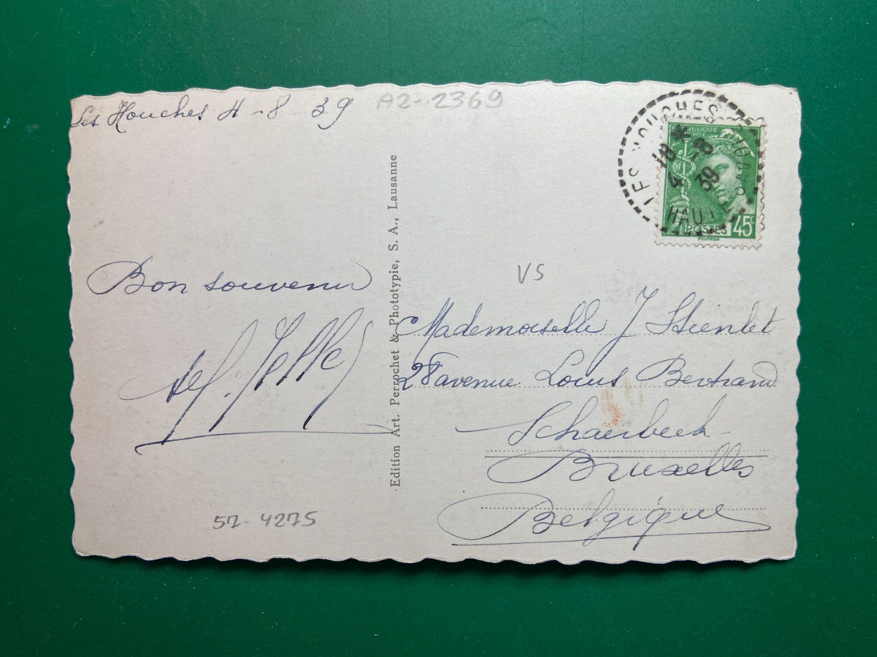 Ansichtskarten: Martigny - Vallée de Bagnes – Gebraucht aus Steg VS von danwer74 1