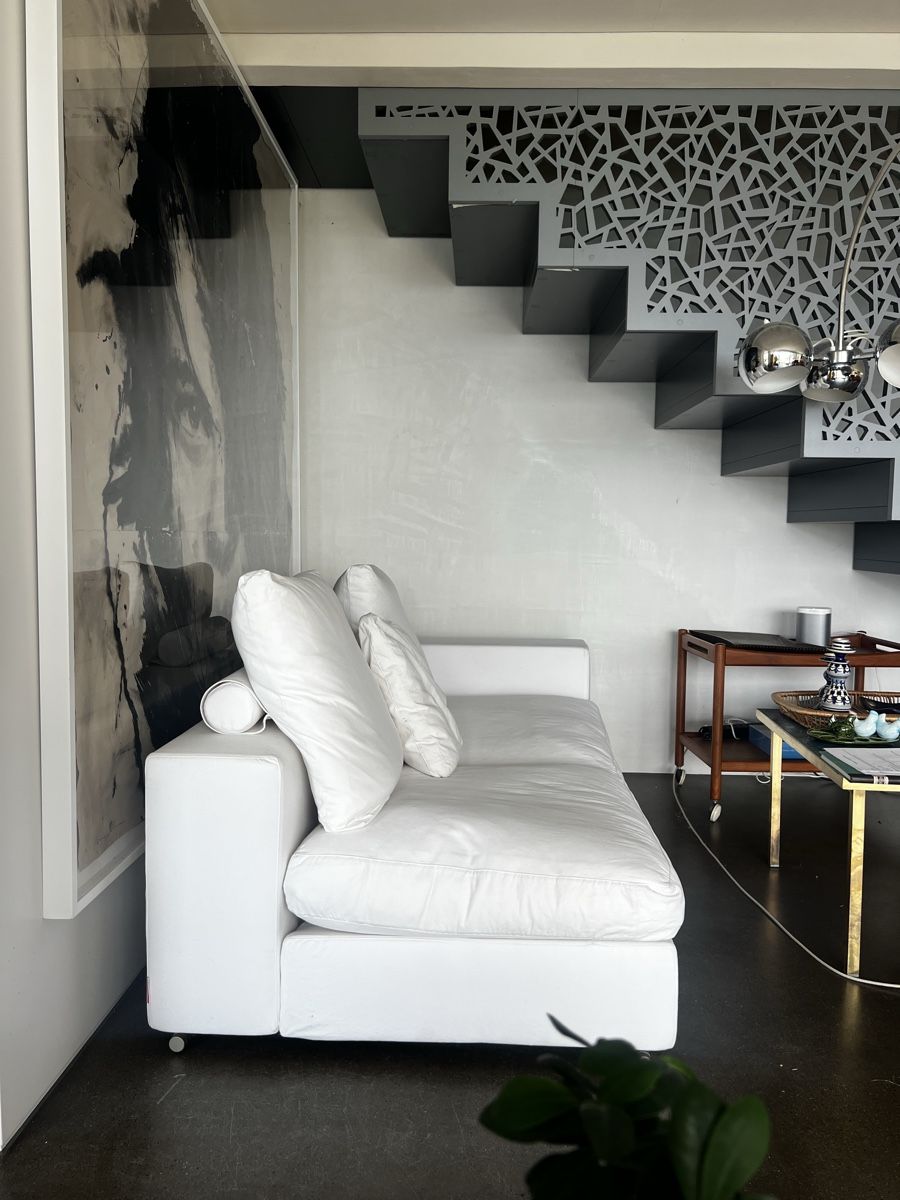 Flexform Sofas: Flexform Groundpiece Sofa by Antonio Citterio - White Panama – Gebraucht aus Oberägeri von Theonose74 1