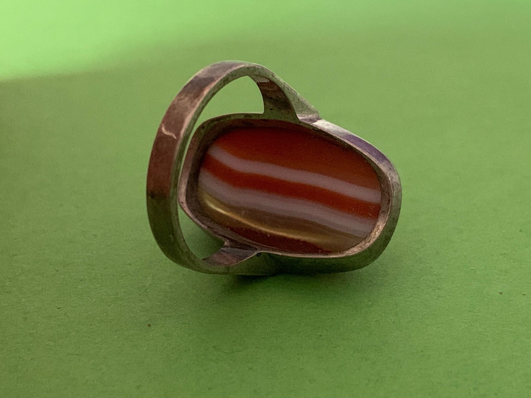 Anelli: Silberring rote murmel (55) – Usato da Laufen venduto da belleskulptur 6