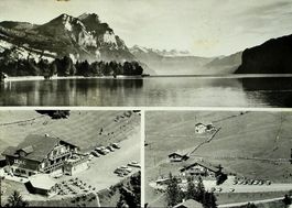 AMDEN Flugaufnahme Hotel Berghus Arvenbüel - Auto