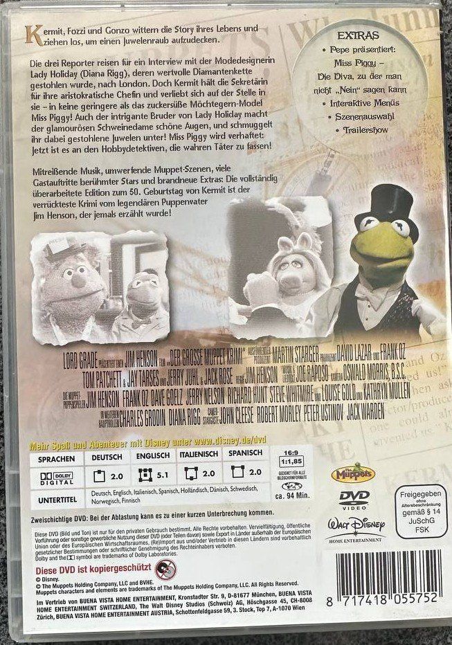 Tutti i DVDs: Muppets Manhattan + Muppet Krimi, deutsch – Usato da Beringen venduto da Mantafisch1 1
