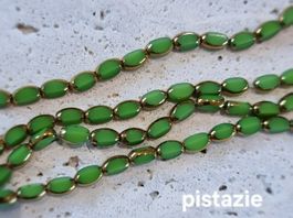 Glasperlen mit Goldrand - DIY, Schmuck, Handarbeit, Kreativ