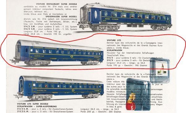 Pocher Modellini di ferrovie: Pocher H0: CIWL Sleeping-Car – Usato da Niederhasli venduto da rail-duerst 6