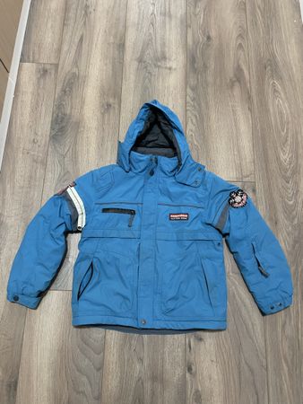 Skijacke Poivre Blanc blau für Kinder guter Zustand