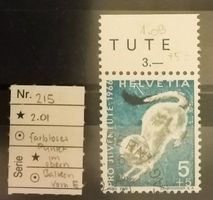 2908D) J215.2.01, Abart, weisser Punkt im ET