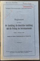 Reglement Anstellung und Ausbildung Sekundärbahnen 1917