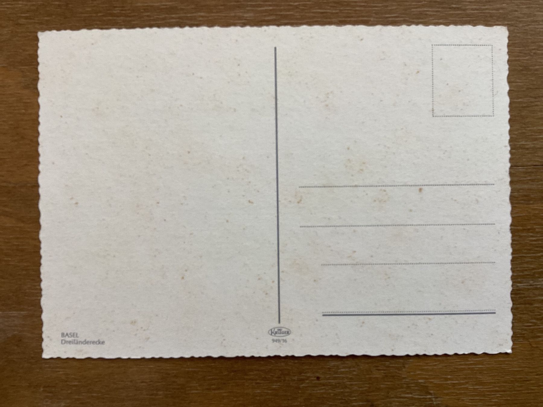 Ansichtskarten: AK Basel Dreiländerecke – Gebraucht aus Zürich von Tolima194 1
