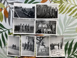 No 1)2.Weltkrieg:8Fotos,Sold.u.Offiziere,Umgebung SH!