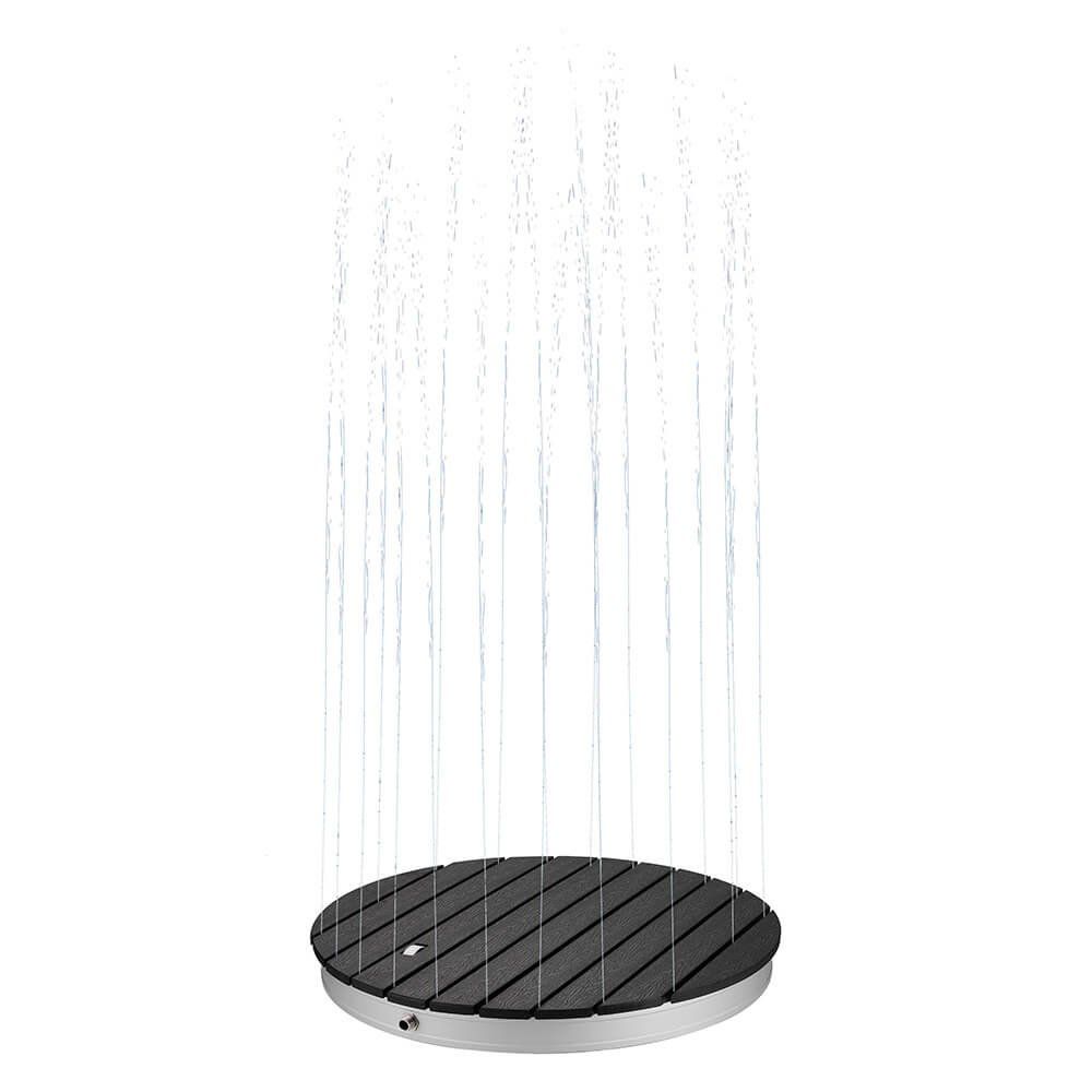 Docce: WPC Bodendusche CARLA - Anthrazit - ⌀70,5cm – Nuovo e nell'imballaggio originale da Wallenwil venduto da toesstal-vertrieb 2