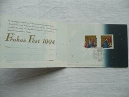 D 1994 ET Faltkarte  "Weihnachten"
