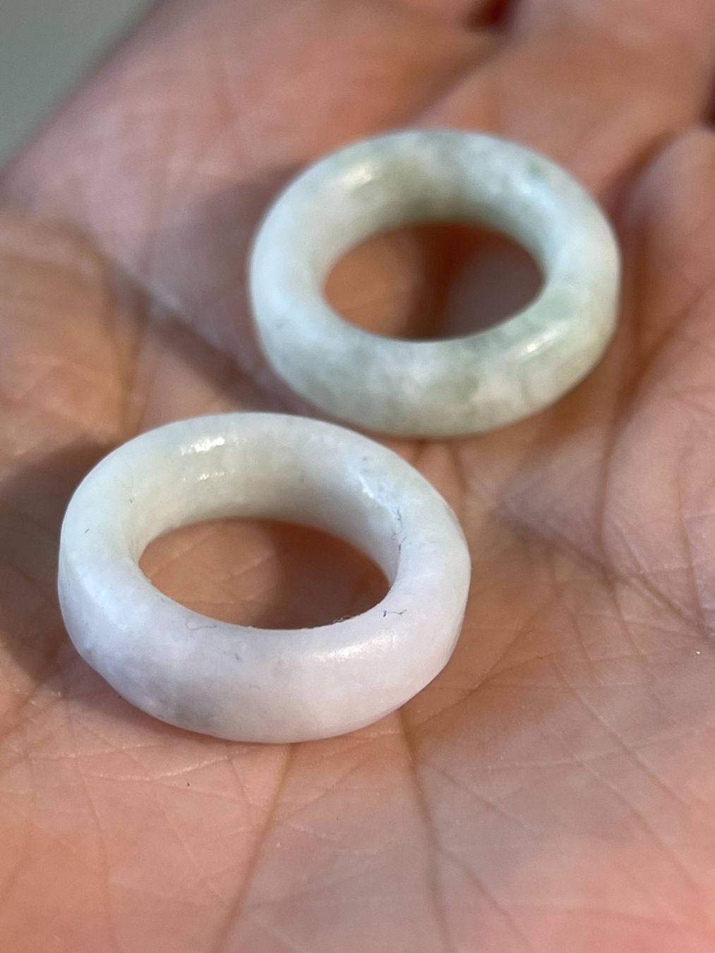 Anhänger: Echte chinesische -Jade Pi-Scheibe Set  Ca.2cm – Neu (gemäss Beschreibung) aus Schiers von sisikristall 1