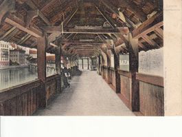 Luzern Kapellbrücke, Goetz, ca. 1920