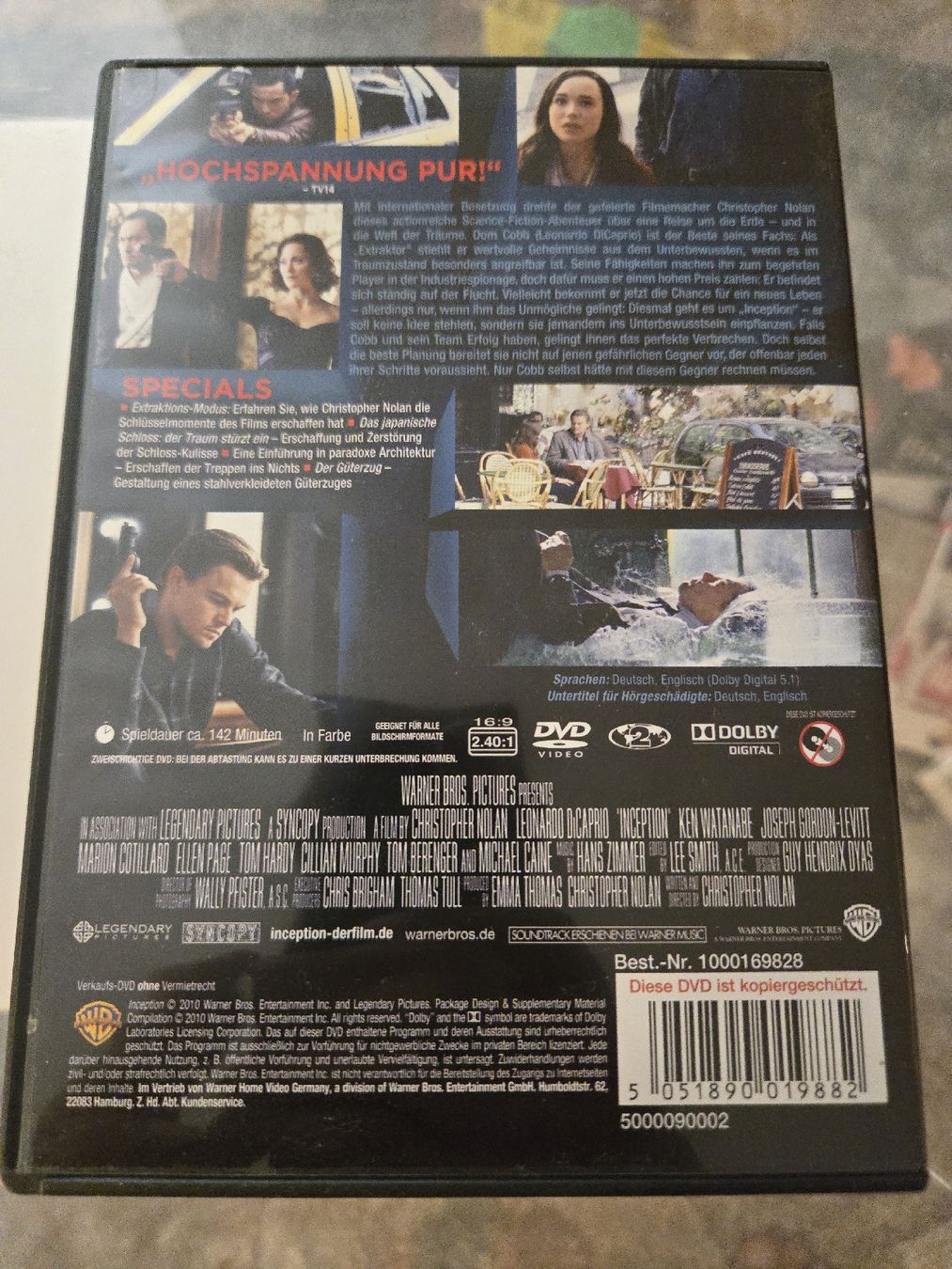 Tutti i DVDs: Inception DVD – Usato da Bussigny venduto da Kfdlt 1