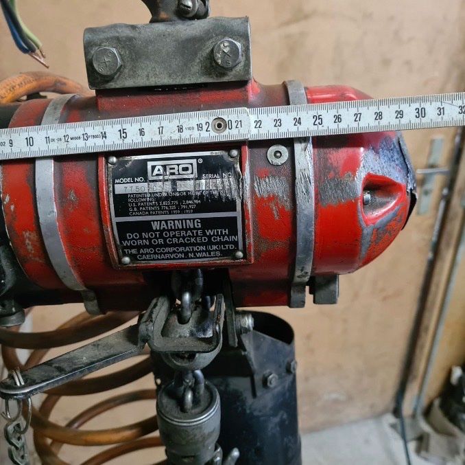 Paranco multiuso: Kettenzug 0.5t pneumatisch – Usato da Nohl venduto da Rick-2025 3