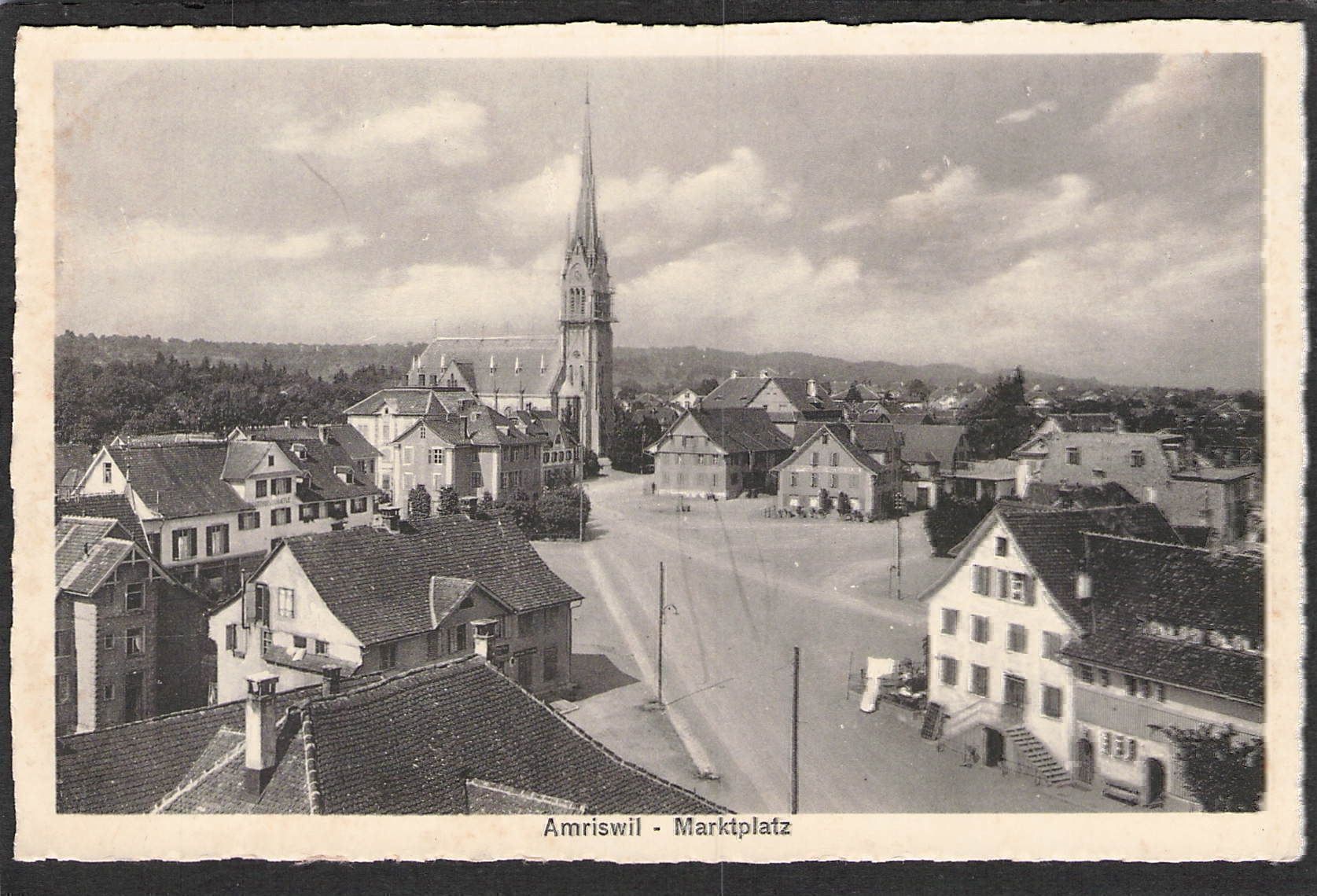 Ansichtskarten: AK TG , Amriswil , Marktplatz – Gebraucht aus Reichenburg von ibiza18