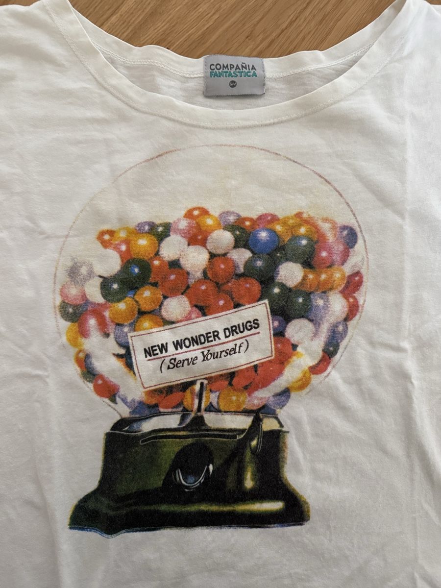 T-shirt: Langarm Shirt bedruckt – Usato da St. Gallen venduto da calendula123
