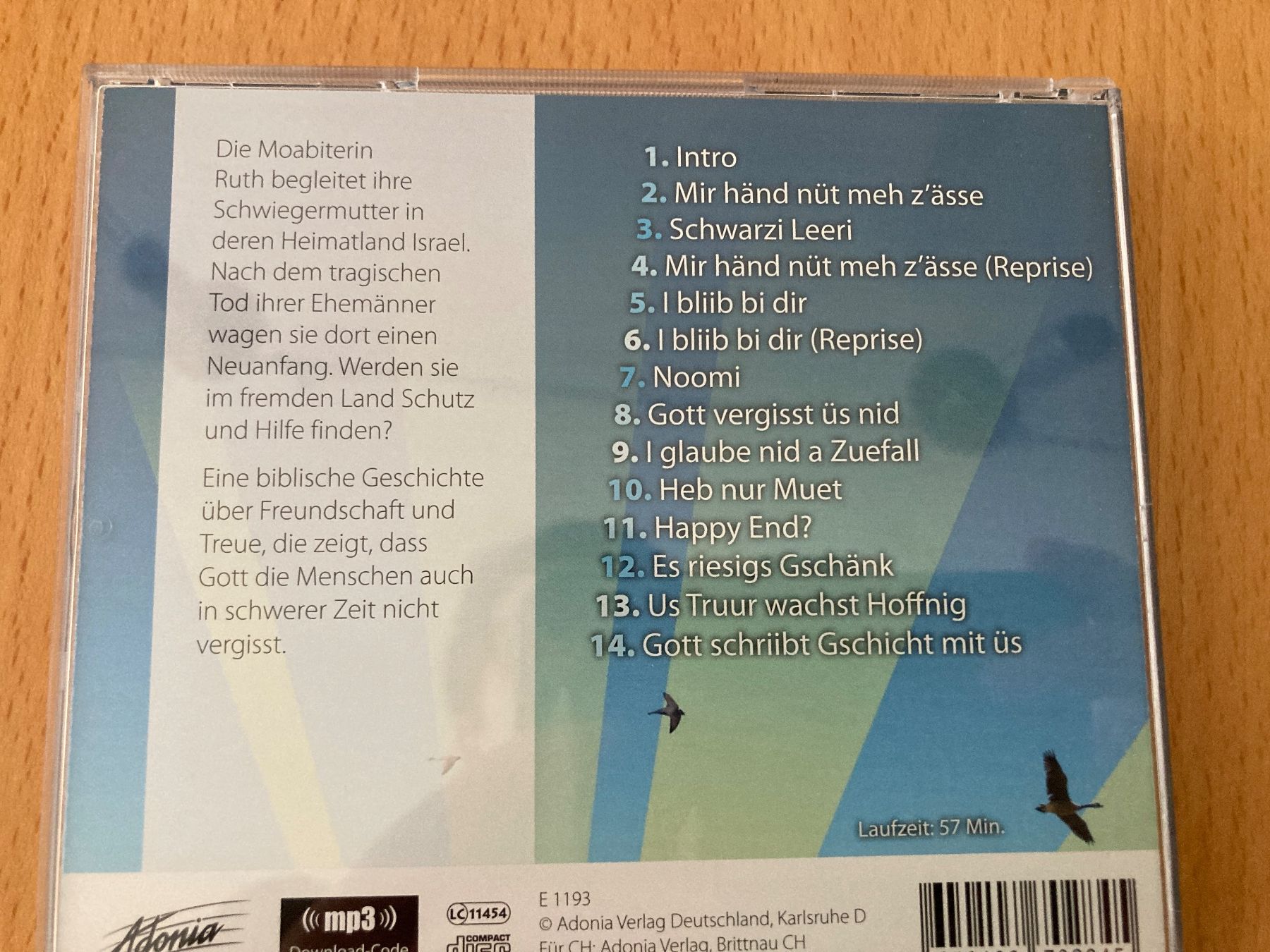 CDs: CD/Musical "Ruth" von Adonia – Gebraucht aus Gelterkinden von froggy80 1