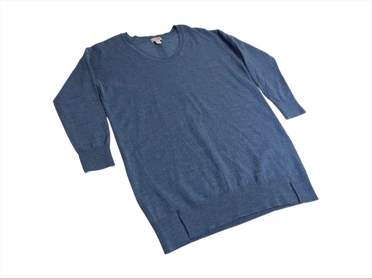 Gap Pullover & Sweatshirts: GAP Merino Wolle V-Neck Pullover, Grösse S, Damen - Blau – Gebraucht aus Luzern von woti-shop 2