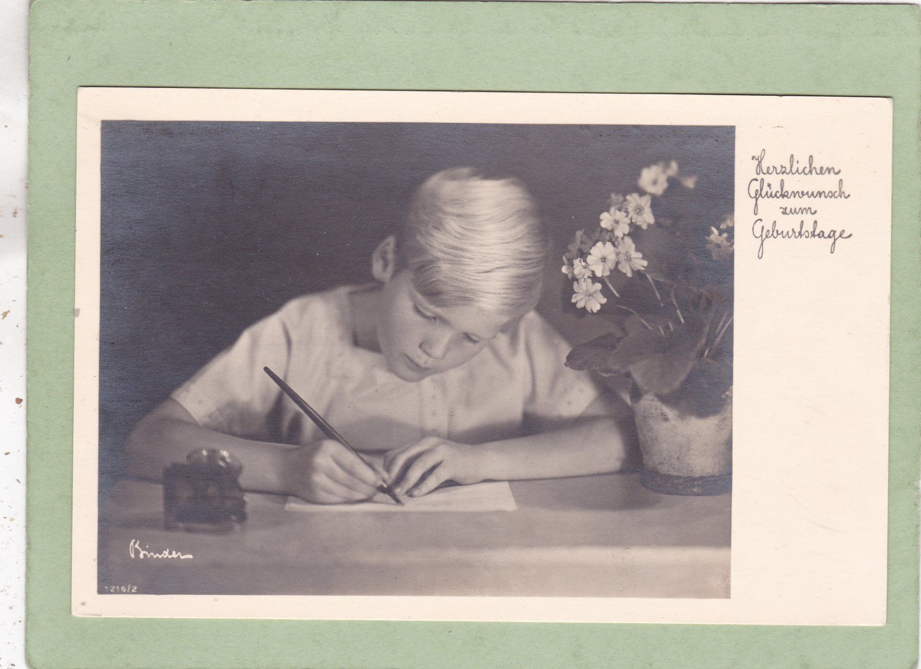 Cartoline postali: Kitsch Kind Geburtstag – Usato da Herisau venduto da Lisegrat2008