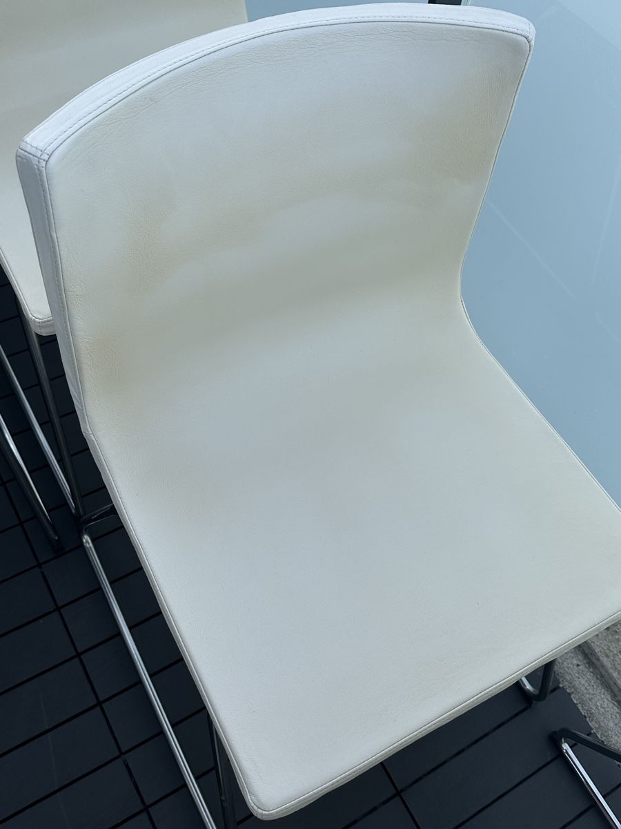 Ikea Sedie: 6x IKEA Lederstühle Cream Weiss – Usato da Schaffhausen venduto da pinca19 5