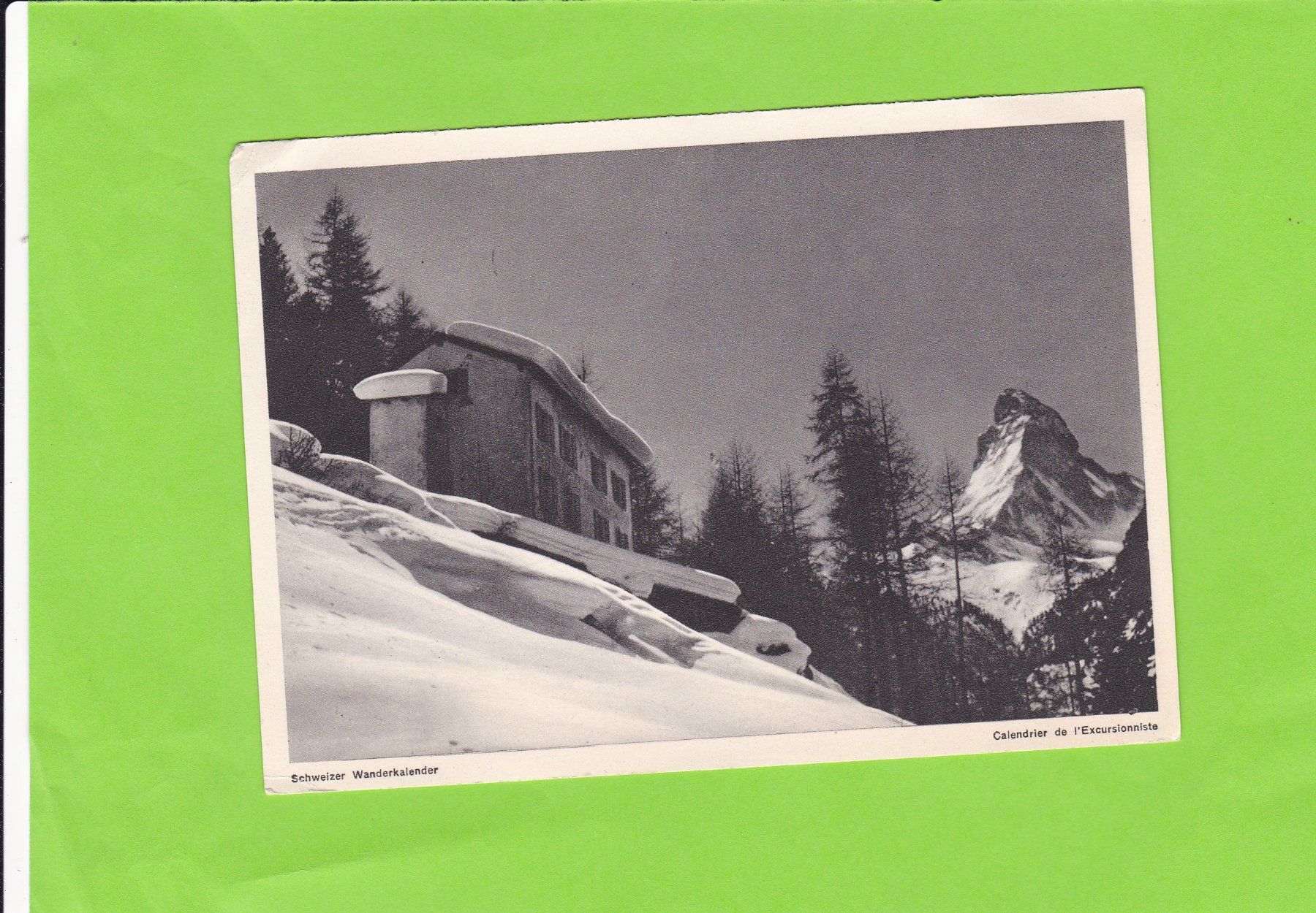 Cartes postales: Schweizer Wanderkalender: Zermatt – D'occasion à St. Peterzell par neckertal